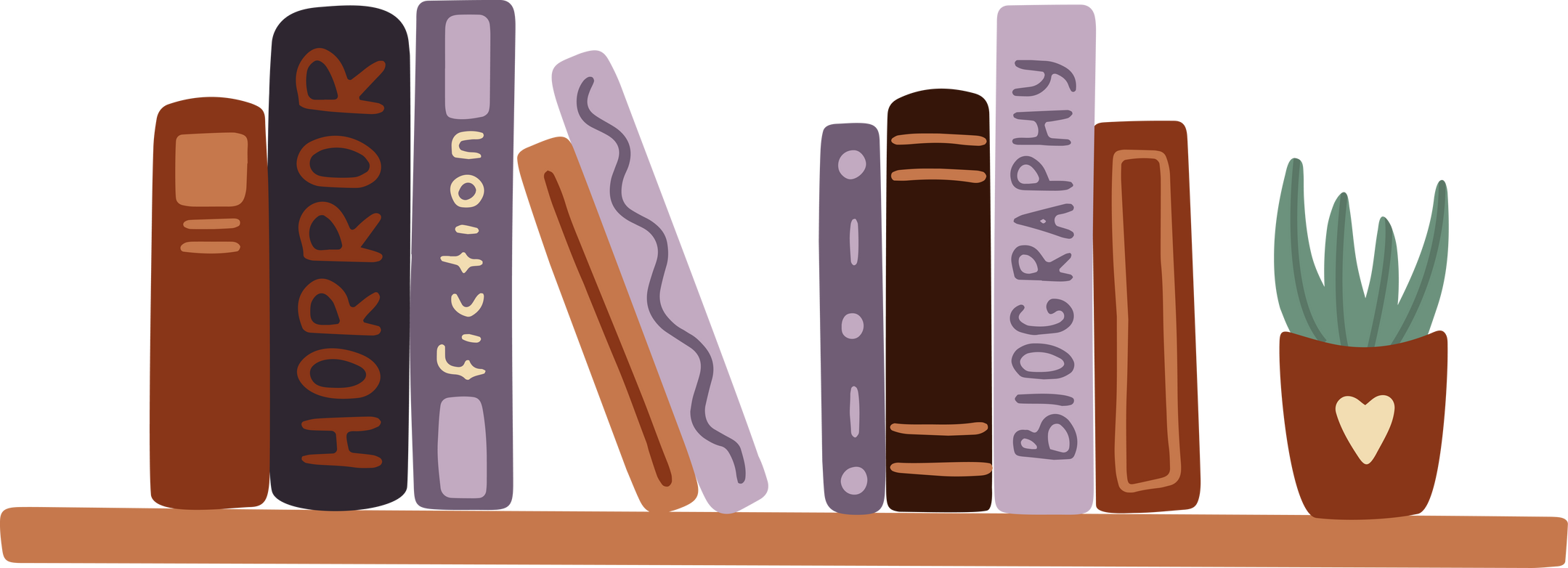 Bookshelf Furniture Illustration